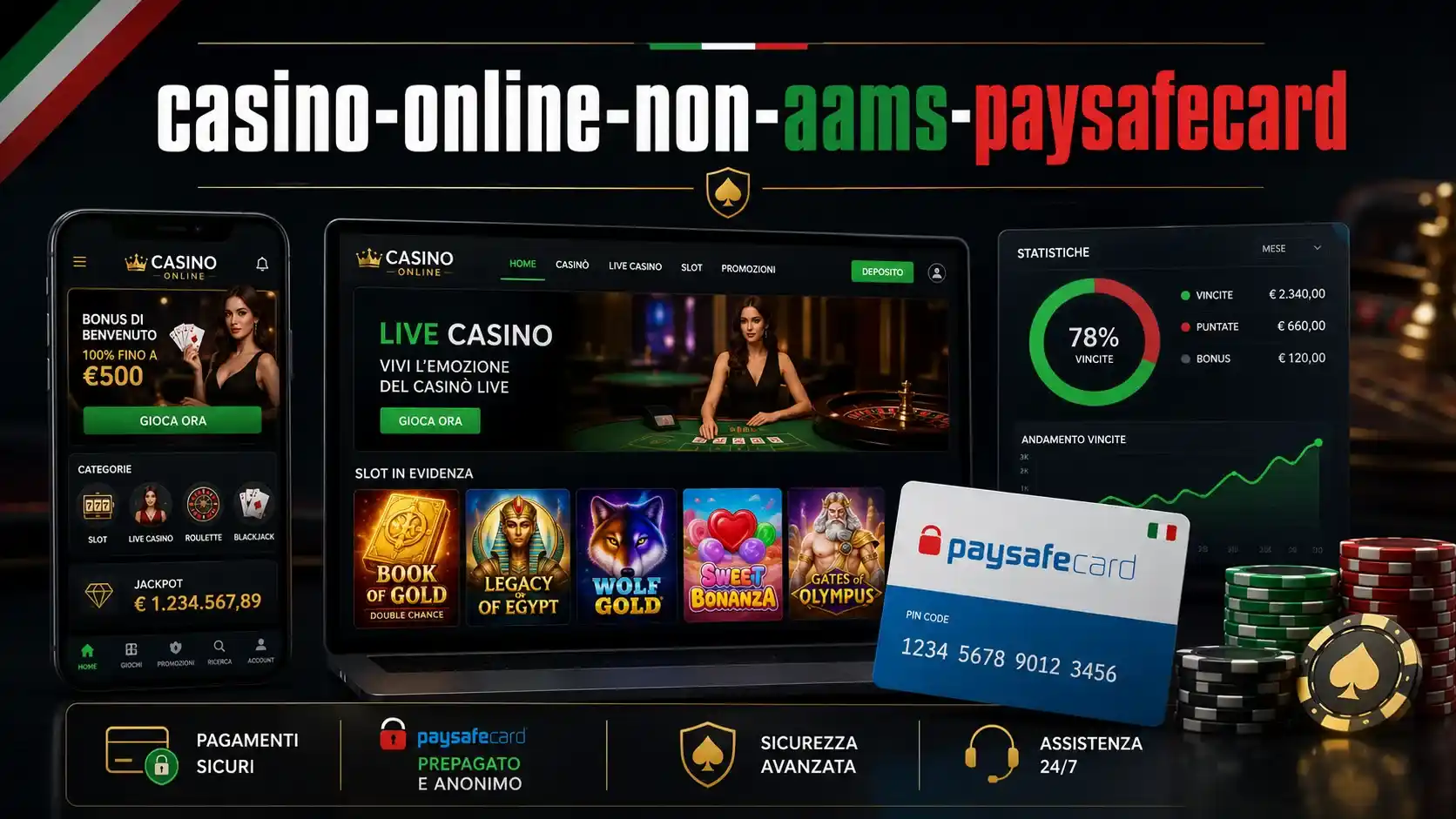 Casino online non aams paysafecard